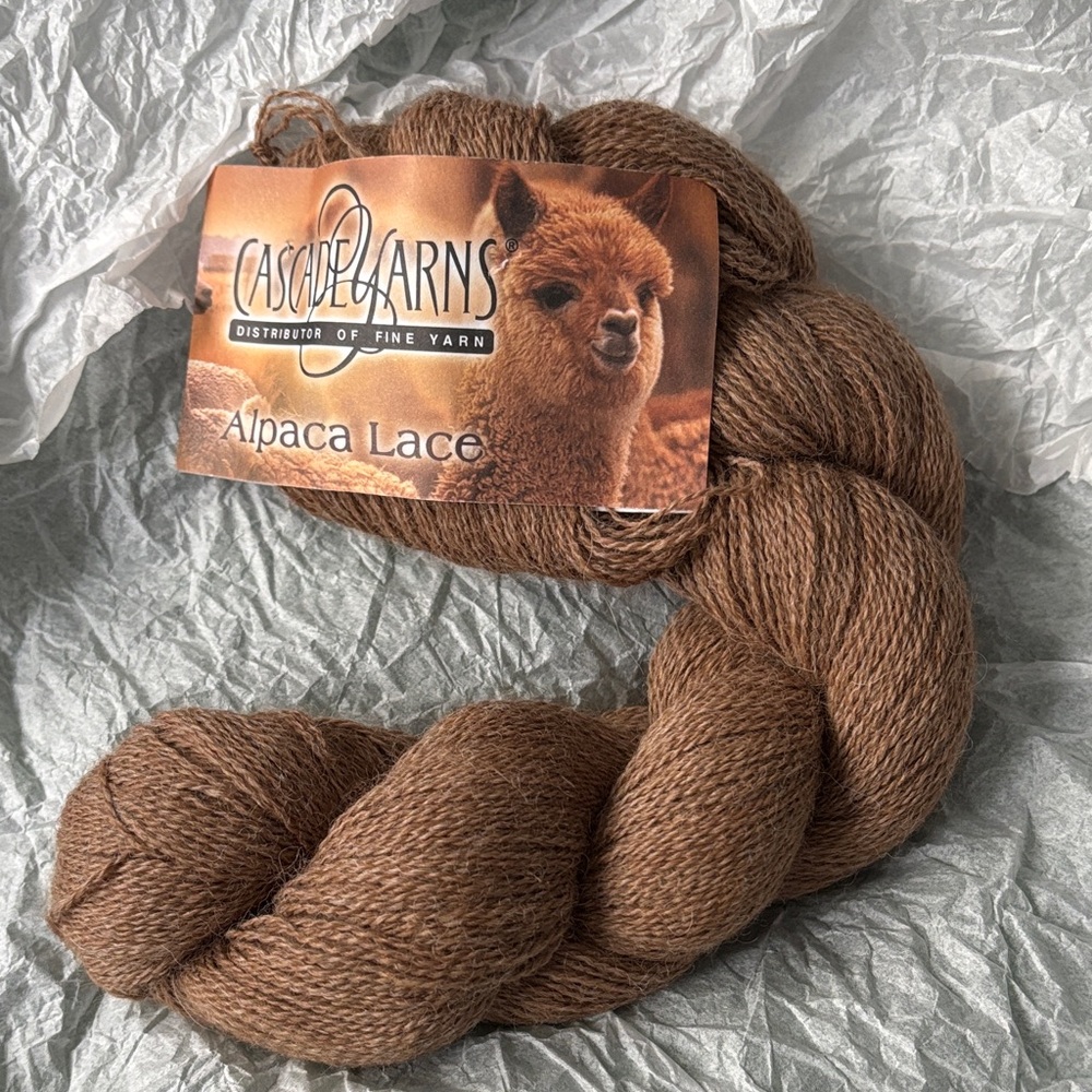 Cascade Yarns Alpaca Lace in Rich Brown